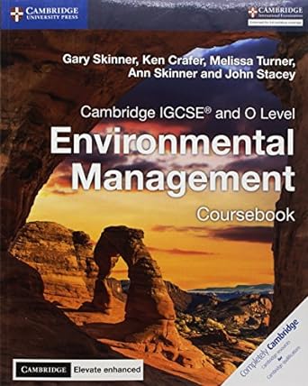 Cambridge Igcse™ And O Level Environmental Management Coursebook With Digital Access (2 Years)