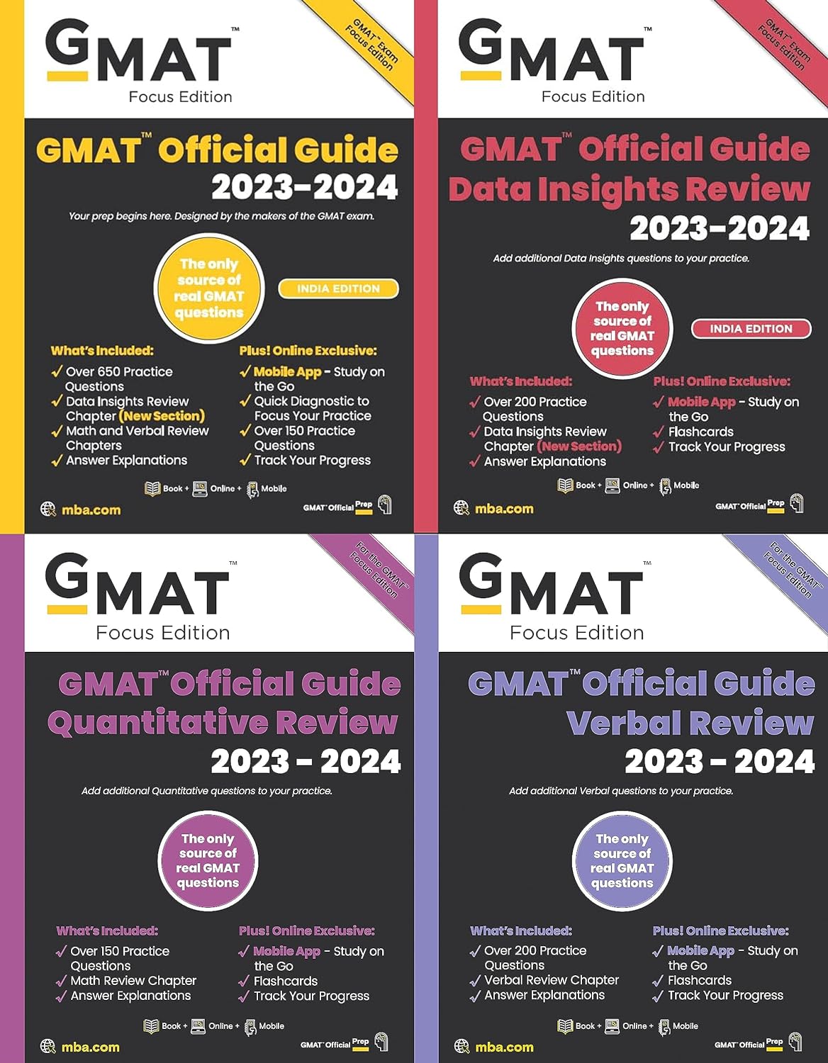 Gmat Official Guide 20232024 Bundle, Focus Edition