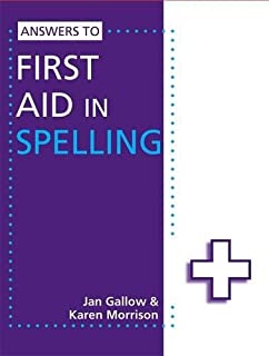 Answers To First Aid In Spelling