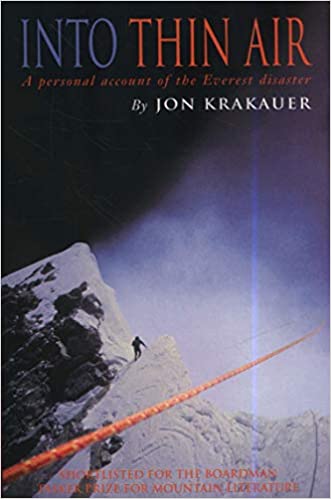 Into Thin Air:jon Krakauer (bwd)