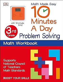 10 Minutes A Day Problem Solving Math 3rd Grade