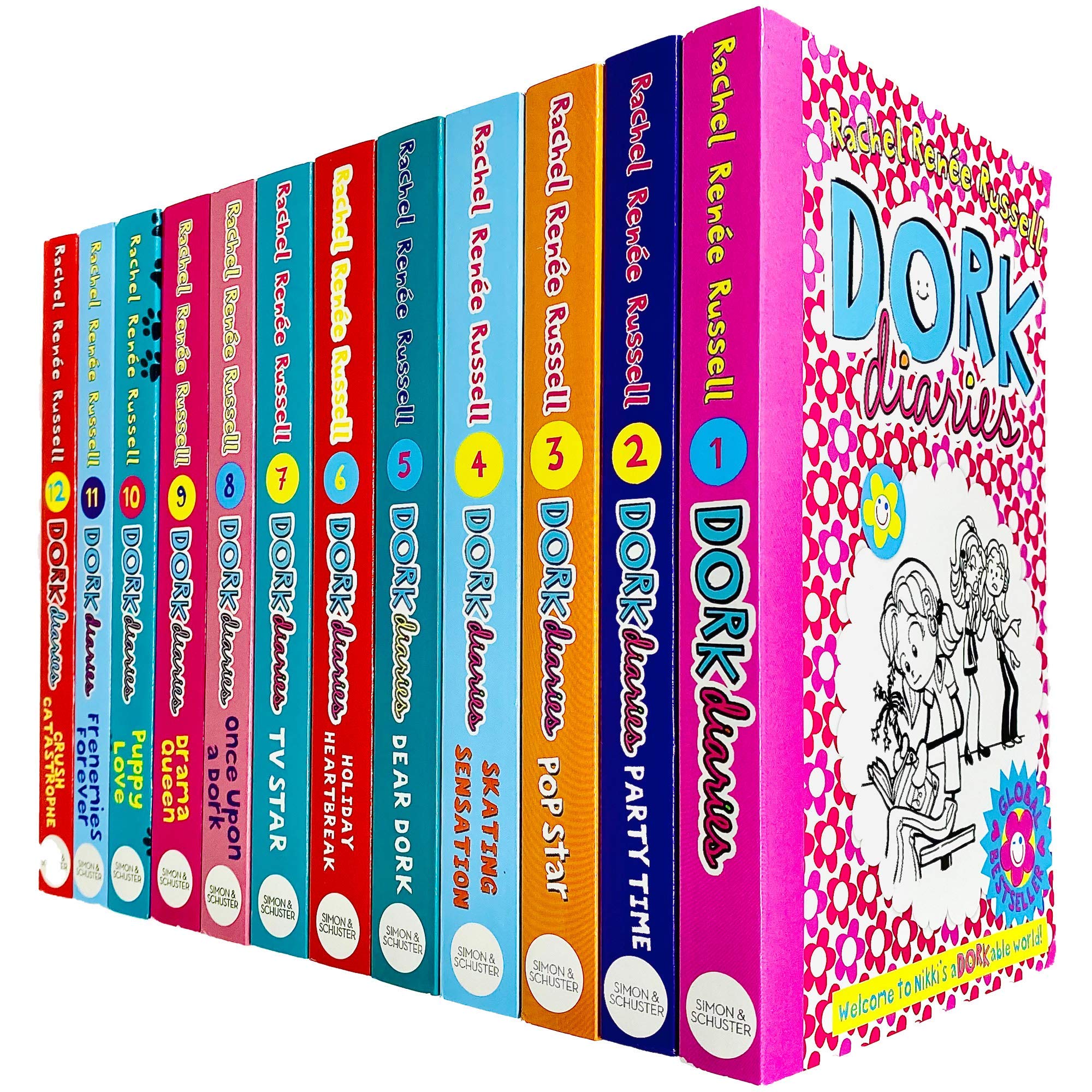 Dork Diaries Series 10 Books Collection Set By Rachel Renee Russell