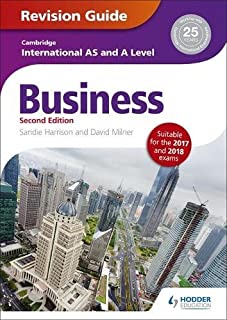 Cambridge International As/a Level Business, 2/e Revision Gd