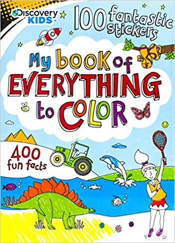 Pg:my Book Of Everything To Color (bwd)