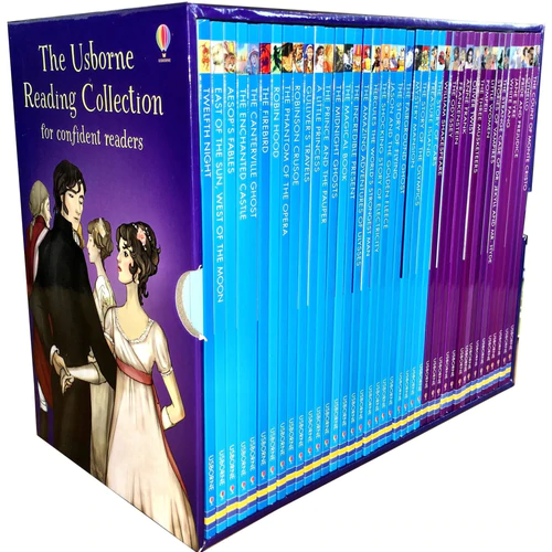 The Usborne Reading Collection For Confident Readers - X40 Book Boxed Set