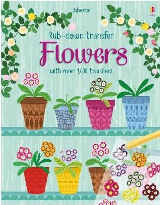 Rub-down Transfer Book Flowers