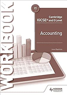 Cambridge IgcseÂ® And O Level Accounting Workbook
