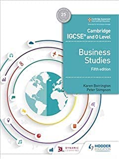 Cambridge Igcse And O Level Business Studies, 5/e (sae)