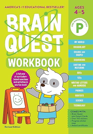 Brain Quest Workbook: Pre-k (revised Edition)