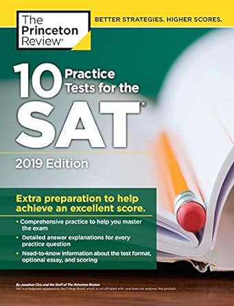10 Practice Tests For The Sat,