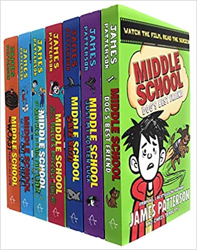 James Patterson Middle School Collection 7 Books Set Dogs Best Friend Just My Rotten Luck Save Rafe My Brother Is A Big Fat Liar