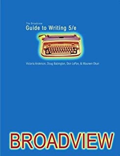 Broadview :guide To Writing 5th/ed