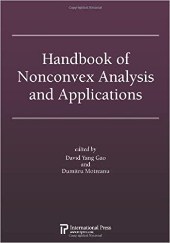 Handbook Of Nonconvex Analysis And Applications