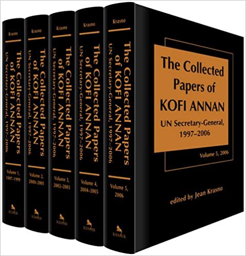 Collected Papers Of Kofi Annan: Un Secr.gen., 5 Vol Set