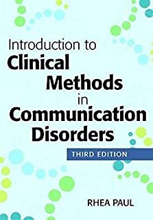 Introduction To Clinical Methods In Communication Disorders