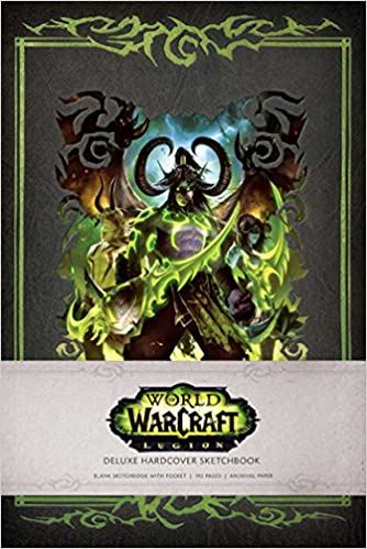 World Of Warcraft Legion Hardcover Blank Sketchbook