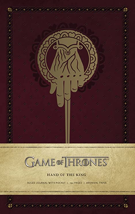 Game Of Thrones: Hand Of The King Hardcover Ruled Journal