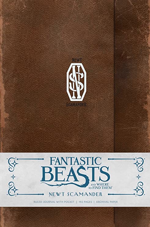 Fantastic Beasts And Where To Find Them: Newt Scamander Hardcover Ruled Journal