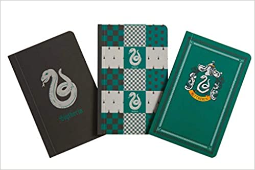 Harry Potter Slytherin Pocket Notebook Collection Set Of 3