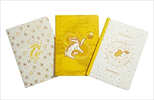 Harry Potter Hufflepuff Constellation Sewn Notebook Collection Set Of 3