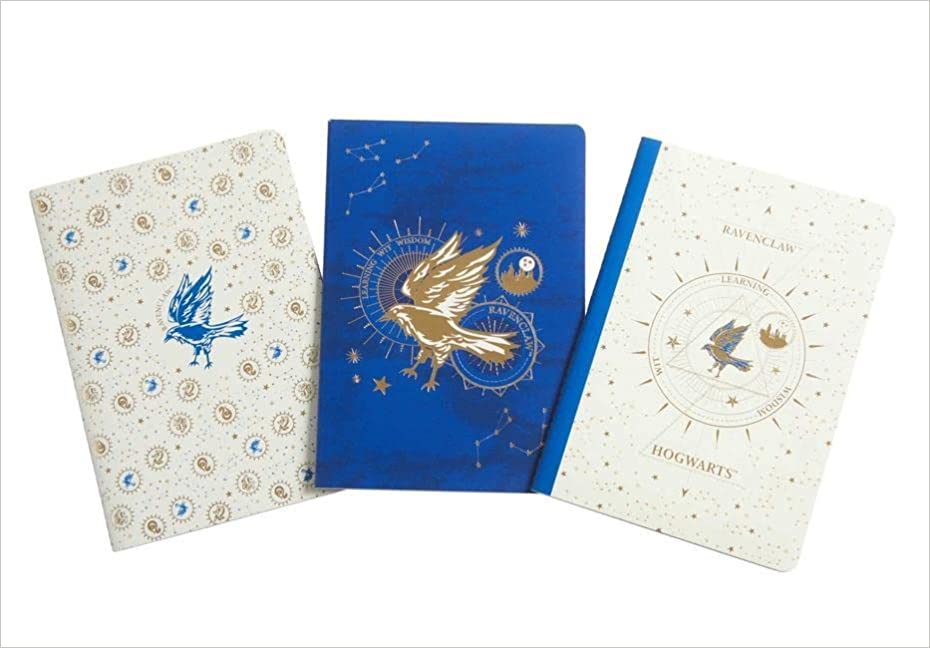 Harry Potter Ravenclaw Constellation Sewn Notebook Collection Set Of 3