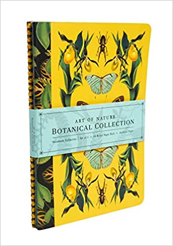 Art Of Nature Botanical Sewn Notebook Collection Set Of 3