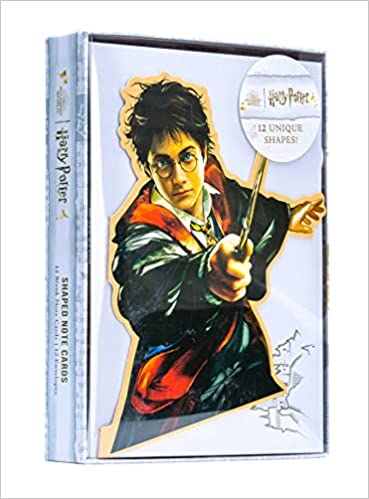 Harry Potter Boxed Die-cut Note Cards: Set Of 12