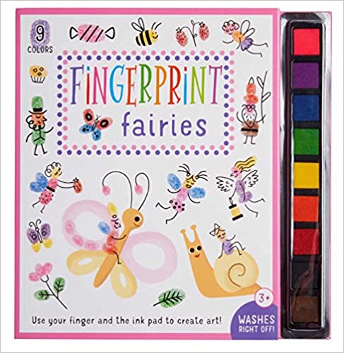 Fingerprint Fairies: (kid's Activity Books, Art Books For Kids, Fairy Craft Books) (iseek)