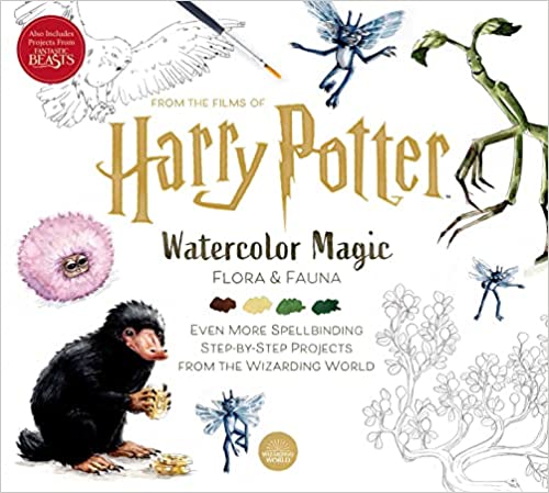 Harry Potter Watercolor Magic Flora & Fauna