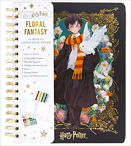 Harry Potter Floral Fantasy 12month Undated Planner