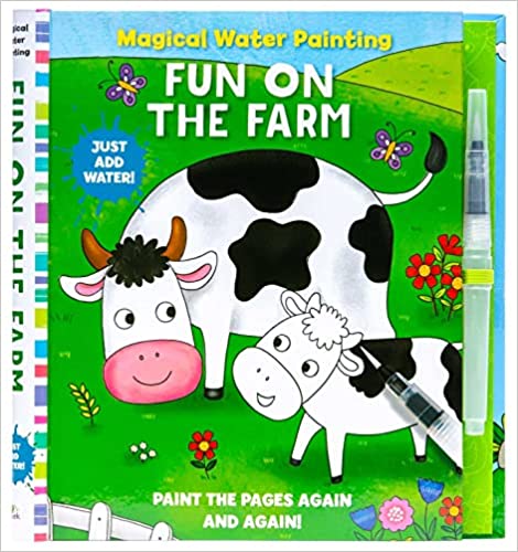 Magical Water Painting: Fun On The Farm: (art Activity Book, Books For Family Travel, Kids' Coloring Books, Magic Color And Fade) (iseek)