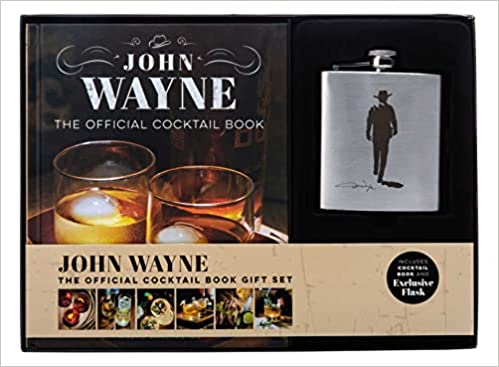John Wayne The Official Cocktail Book Gift Set