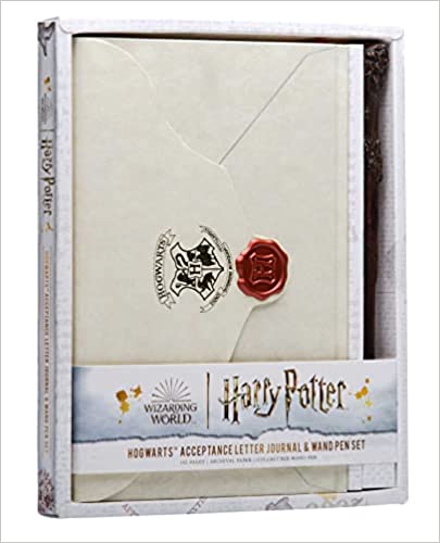 Harry Potter Hogwarts Acceptance Letter Journal And Wand Pen Set