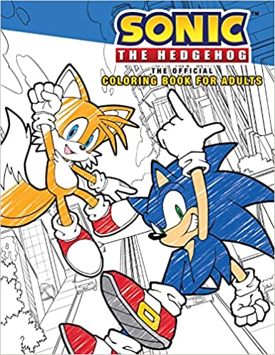 Sonic The Hedgehog The Official Adult Coloring Book