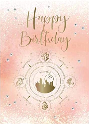 Harry Potter: Hogwarts Constellation Birthday Embellished Card (hp Constellation)