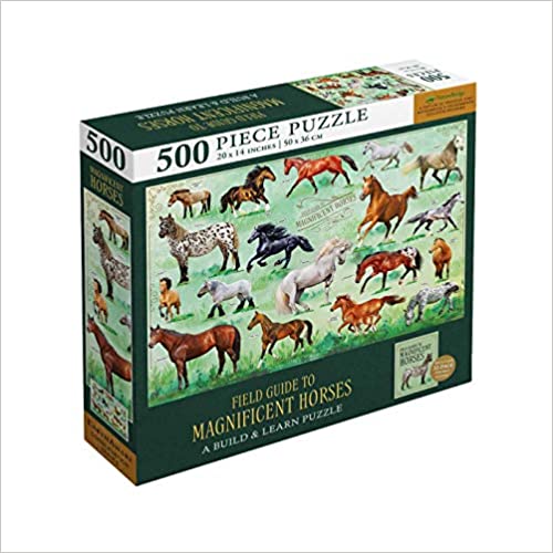 Magnificent Horses 500-piece Puzzle And Booklet