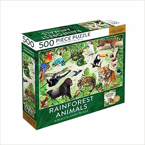 Rainforest Animals Jigsaw Puzzle (the Earthaware Conservation Series)