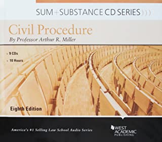 Sum And Substance Audio On Civil Procedure, 8/e