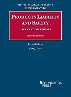 Products Liability And Safety, Cases And Materials