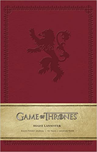 Game Of Thrones House Lannister Ruled Pocket Journal