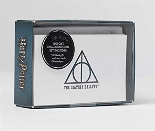 Harry Potter Deathly Hallows Foil Gift Enclosure Cards Set Of 10