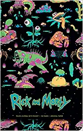 Rick And Morty Hardcover Ruled Journal