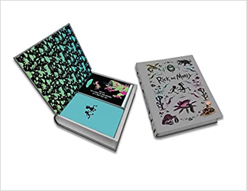 Rick And Morty Deluxe Note Card Set With Keepsake Book Box