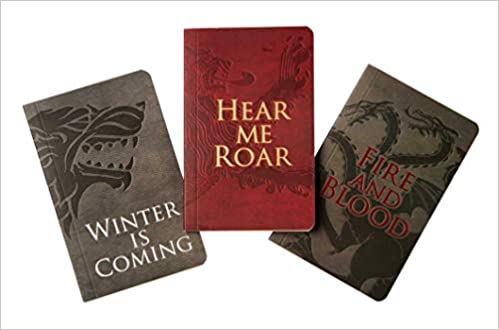 Game Of Thrones Pocket Notebook Collection Set Of 3 House Words
