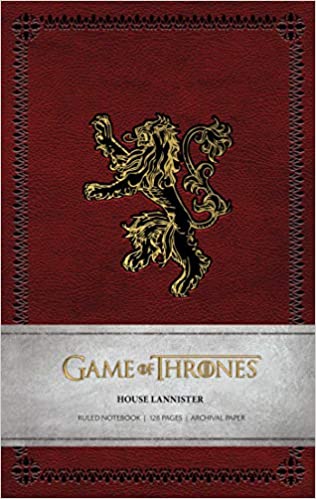Game Of Thrones House Lannister Ruled Notebook