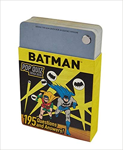 Dc Comics Batman Pop Quiz Trivia Deck