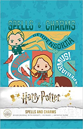 Harry Potter Spells And Charms Hardcover Ruled Journal