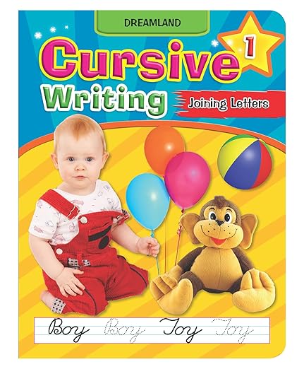 Joining Letters Cursive Writing Book 1 For Children Age 3 - 5 Years - Handwriting Practice Book