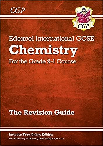 New Grade 9-1 Edexcel International Gcse Chemistry: Revision Guide (cgp Igcse 9-1 Revision)