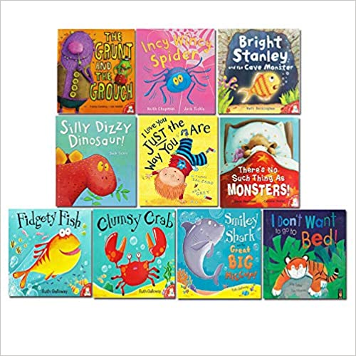 My First Silly Bedtime Stories 10 Childrens Books Collection Set